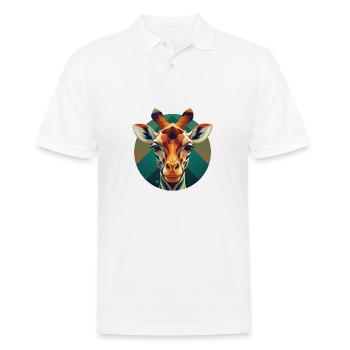 Prisme Girafe Circulaire - Polo Homme - blanc - Devant - Kai (181cm)
