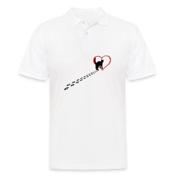 Chat dans l’âme - Polo Homme - blanc - Devant - Kai (181cm)