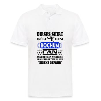 Stadt Fussball Fußball Fan Bochum - Männer Poloshirt - Weiß - Vorne - Kai (181cm)
