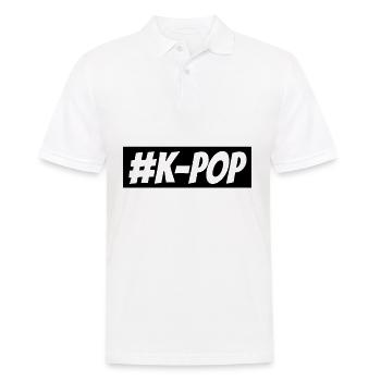 #K-POP - Männer Poloshirt - Weiß - Vorne - Kai (181cm)
