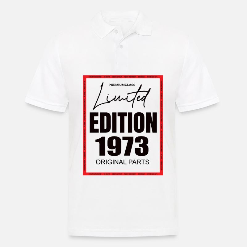 Limited Edition 1973 - Männer Poloshirt - Weiß