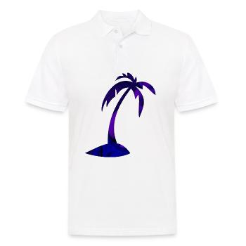 Urlaub - Männer Poloshirt - Weiß - Vorne - Kai (181cm)