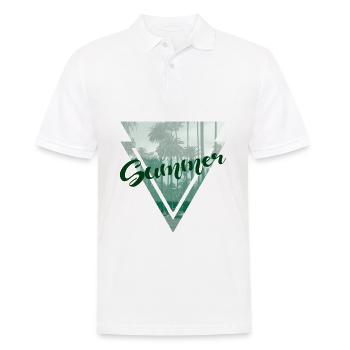 Sommer - Männer Poloshirt - Weiß - Vorne - Kai (181cm)