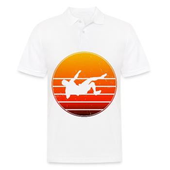 Climbing Kletterer Bouldern Boulder Herren - Männer Poloshirt - Weiß - Vorne - Kai (181cm)