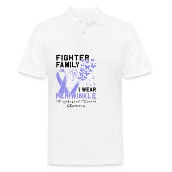 Cancer de l’œsophage du ruban de pervenche en avril - Polo Homme - blanc - Devant - Kai (181cm)