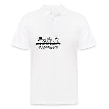Drôle Lol Nerd Informaticien - Polo Homme - blanc - Devant - Kai (181cm)
