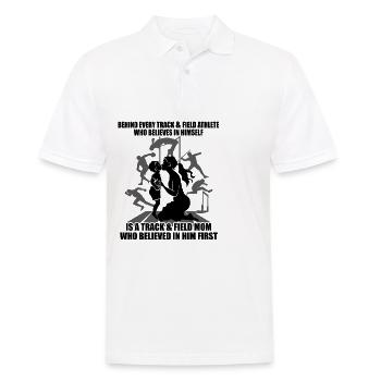 Leichtathletik Leichtathletikspiele - Männer Poloshirt - Weiß - Vorne - Kai (181cm)