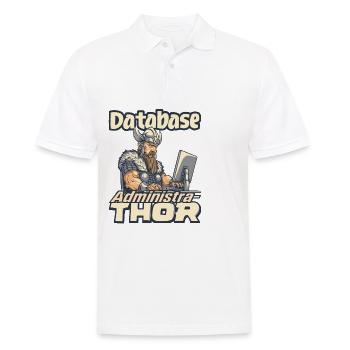 Viking Databaseadministra-thor Nerdy - Männer Poloshirt - Weiß - Vorne - Kai (181cm)