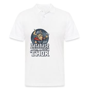 Viking Databaseadministra-thor Nerdy - Männer Poloshirt - Weiß - Vorne - Kai (181cm)