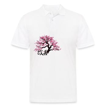 Hiragana Katakana Kaizen-methode Kaizen - Männer Poloshirt - Weiß - Vorne - Kai (181cm)