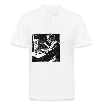 Stolzer Amateurfunk-betreiber - Männer Poloshirt - Weiß - Vorne - Kai (181cm)