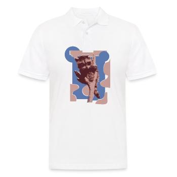 Wildtiere - Männer Poloshirt - Weiß - Vorne - Kai (181cm)