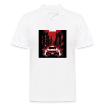 JDM Sportcar Tuning City Drift Cadeau Voiture - Polo Homme - blanc - Devant - Kai (181cm)
