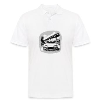 JDM Sportcar tuning Driftcar Voiture Cadeau PS - Polo Homme - blanc - Devant - Kai (181cm)