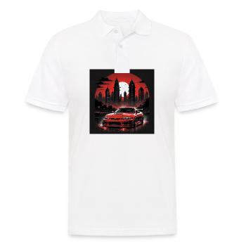 JDM Sportcar tuning Driftcar Voiture Cadeau PS - Polo Homme - blanc - Devant - Kai (181cm)