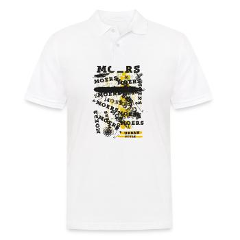Moers Germany City Skyline Home Love - Men's Polo Shirt - white - Front - Kai (181cm)