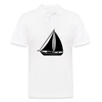 Bateau a voile - Polo Homme - blanc - Devant - Kai (181cm)