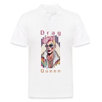 Drag Queen - Polo Homme - blanc - Devant - Kai (181cm)