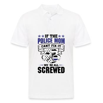 Polizei Polizist Polizeibeamte - Männer Poloshirt - Weiß - Vorne - Kai (181cm)