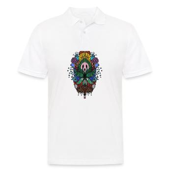 creation of balance - Männer Poloshirt - Weiß - Vorne - Kai (181cm)