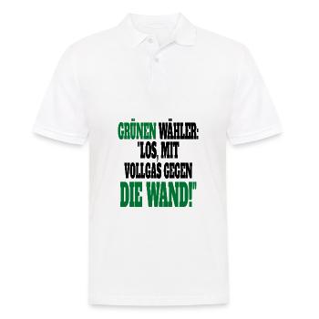 Witze Grüne Die Grünen Habeck Baerbock Partei - Männer Poloshirt - Weiß - Vorne - Kai (181cm)