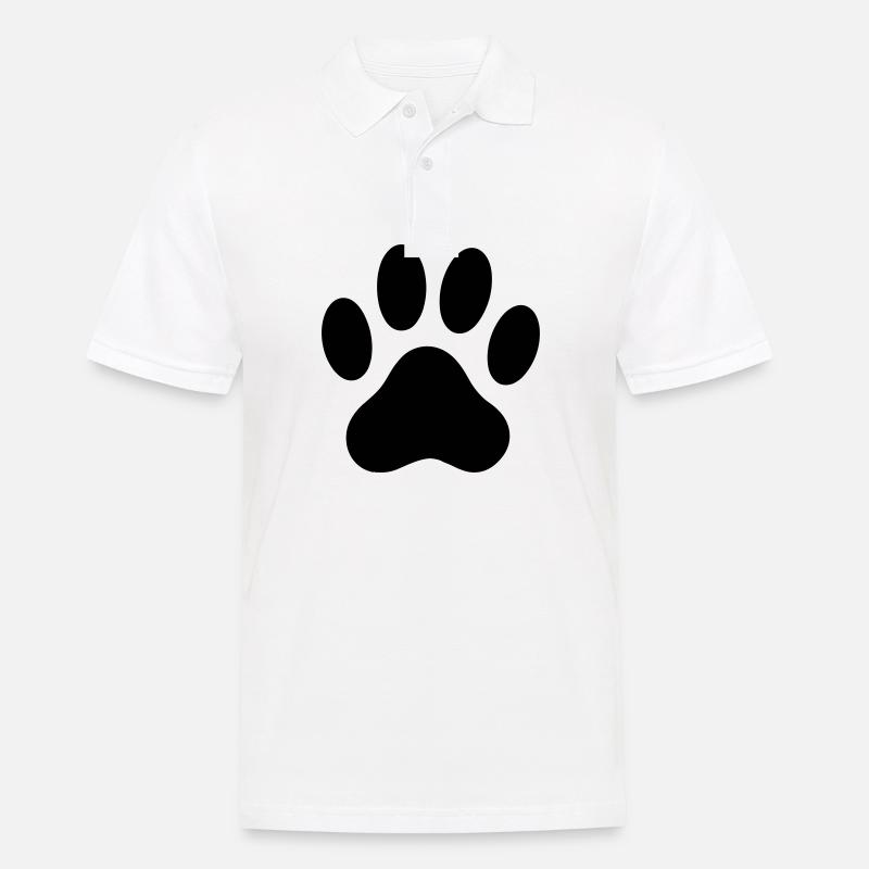 Hunde-Paste - Männer Poloshirt - Weiß