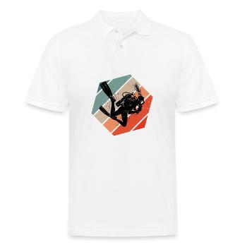 Scuba Diving Diving Diving Diver Women - Men's Polo Shirt - white - Front - Kai (181cm)