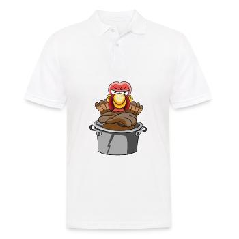 Dinde - Polo Homme - blanc - Devant - Kai (181cm)