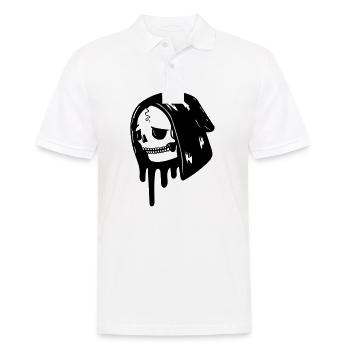 Tristesse jusqu'à la mort - Polo Homme - blanc - Devant - Kai (181cm)