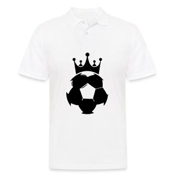 Fußball Football - Männer Poloshirt - Weiß - Vorne - Kai (181cm)