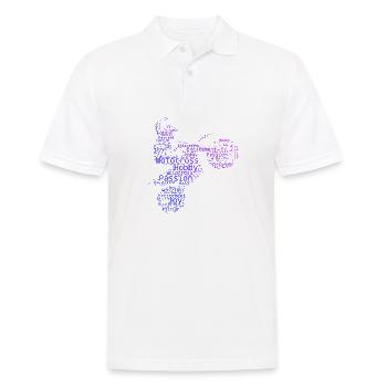 Dirt Bike Dirt Biker Motocross Damen Supermoto - Männer Poloshirt - Weiß - Vorne - Kai (181cm)
