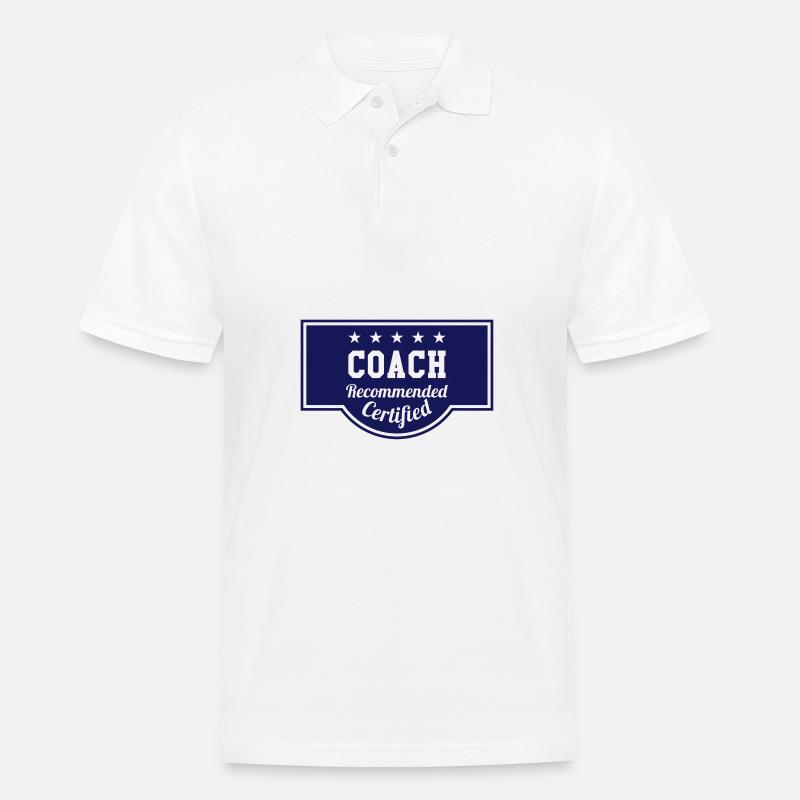 Coach recommandé et certifié - Polo Homme - blanc
