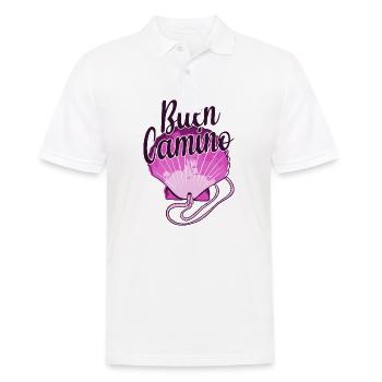 Buen Camino de Santiago de Compostela Jakobsweg - Polo Homme - blanc - Devant - Kai (181cm)