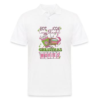Weihnachten - Männer Poloshirt - Weiß - Vorne - Kai (181cm)