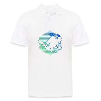 Plongée Libre Plongée Plongée Scuba Diver Hommes - Polo Homme - blanc - Devant - Kai (181cm)