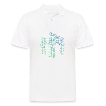 Kletterer Boulder Klettern Climber Damen - Männer Poloshirt - Weiß - Vorne - Kai (181cm)