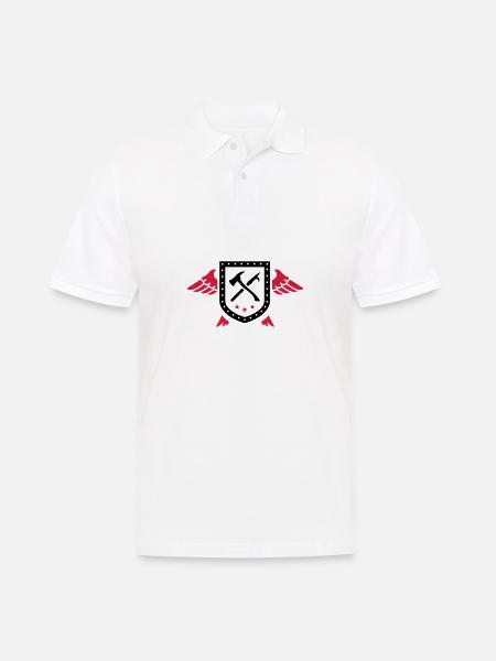 Pompier - Secours - Polo Homme - blanc