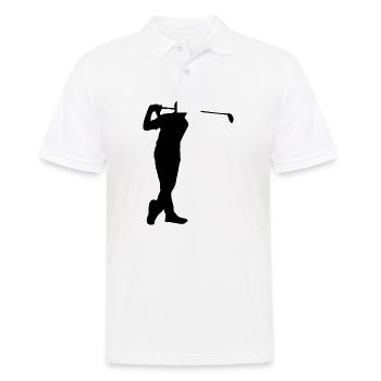 Golf player - Men's Polo Shirt - white - Front - Kai (181cm)