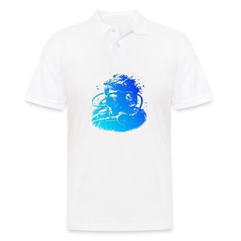 Plongeur Femme Plongeur Plongeur Homme - Polo Homme - blanc - Devant - Kai (181cm)