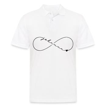 Johanna Name Infinitysymbol - Männer Poloshirt - Weiß - Vorne - Kai (181cm)
