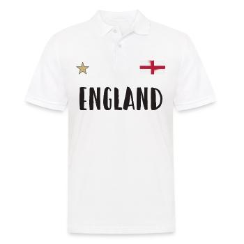 Maillot de football de l’Angleterre Drapeau anglais - Polo Homme - blanc - Devant - Kai (181cm)