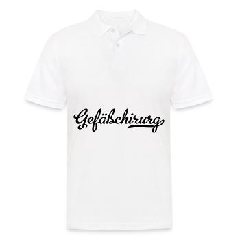 gefäßchirurg - Männer Poloshirt - Weiß - Vorne - Kai (181cm)
