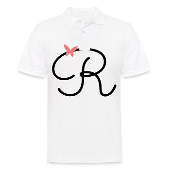 Lettre R Papillon Lettre - Polo Homme - blanc - Devant - Kai (181cm)