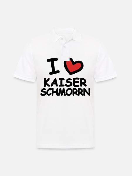I Love Kaiserschmorrn - Men's Polo Shirt - white