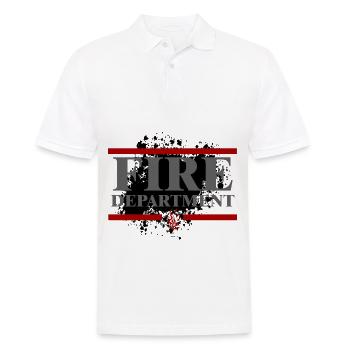 Fire brigade - Men's Polo Shirt - white - Front - Kai (181cm)