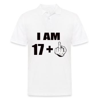 18th birthday - Men's Polo Shirt - white - Front - Kai (181cm)
