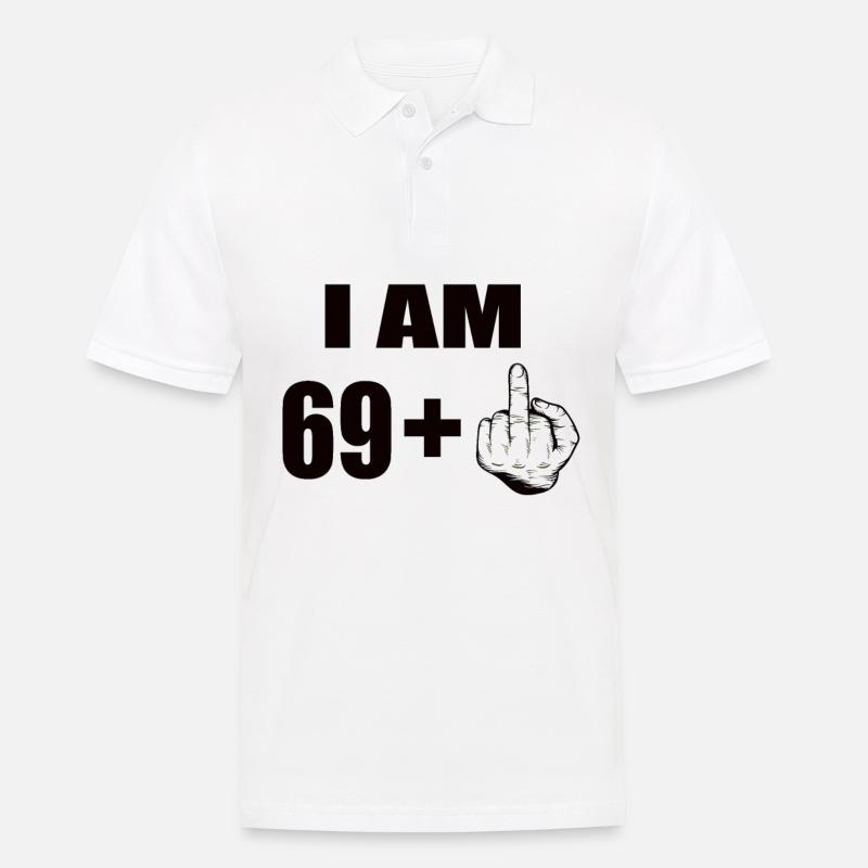70 Geburtstag - Männer Poloshirt - Weiß