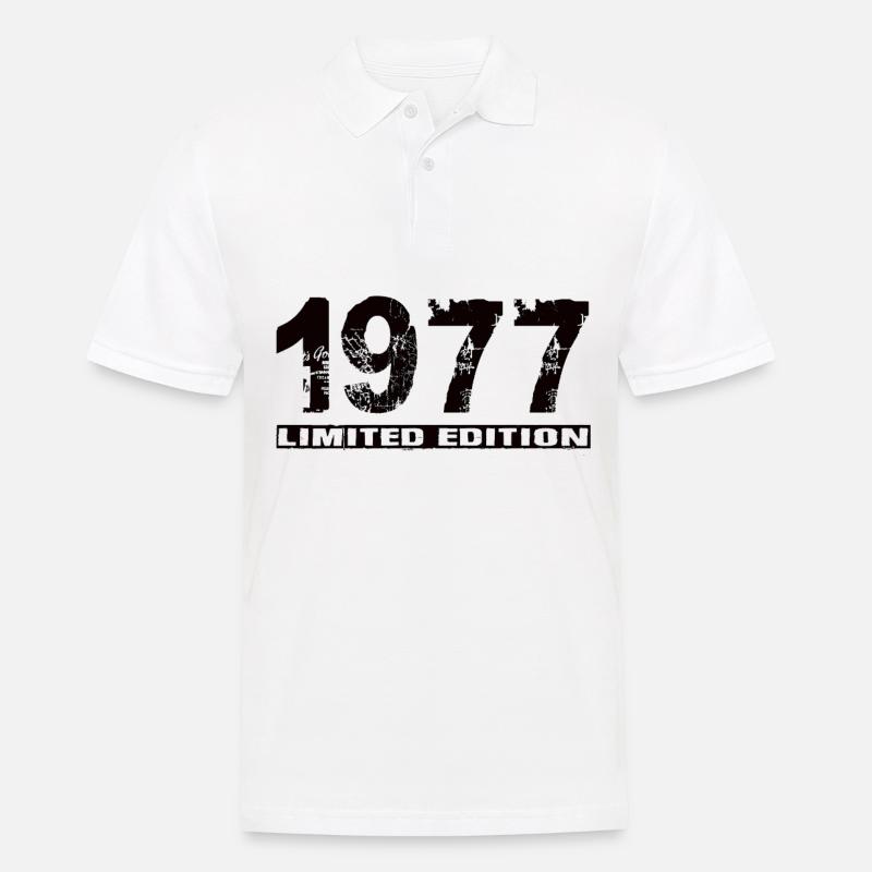 Limited Edition 1977 - Männer Poloshirt - Weiß