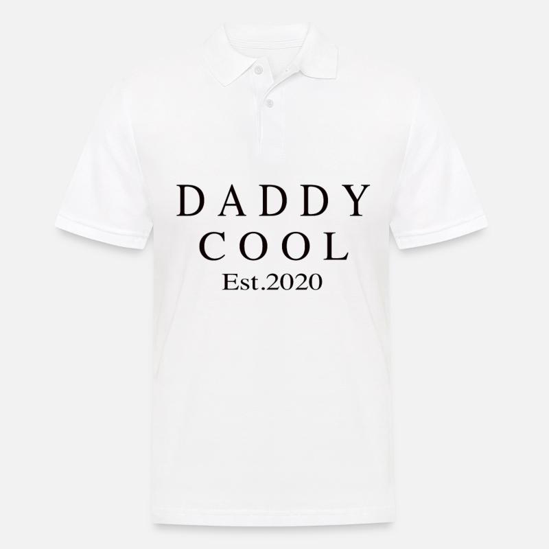 Daddy Cool est 2020 - Männer Poloshirt - Weiß