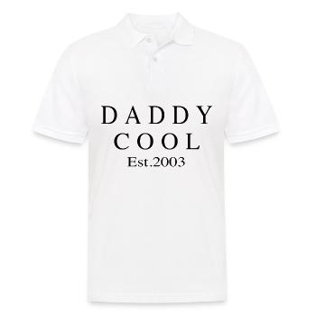 Daddy Cool est 2003 - Polo Homme - blanc - Devant - Kai (181cm)